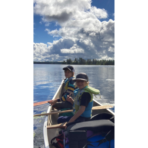 canoeing with kids