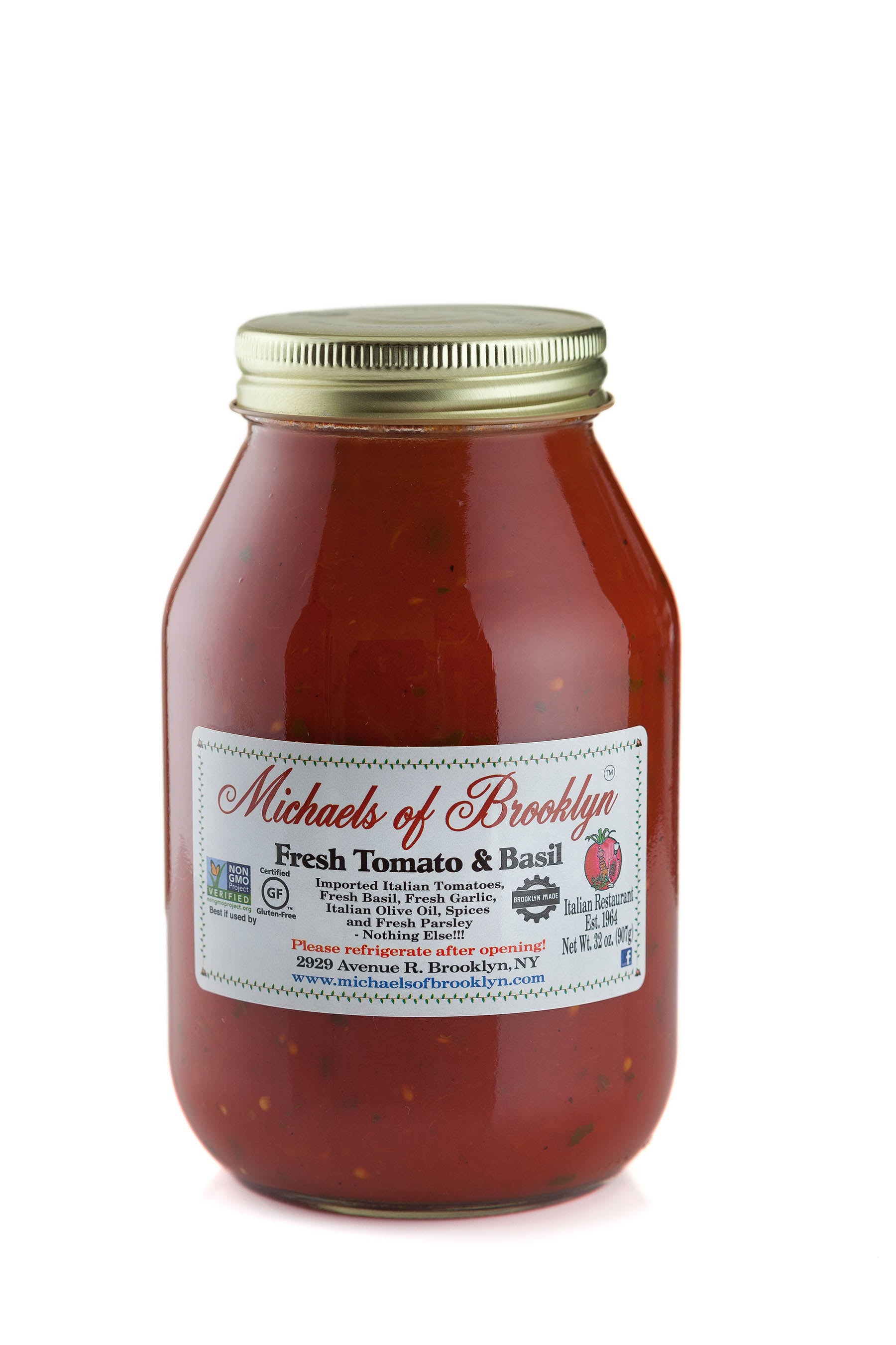 Fresh Tomato & Basil Sauce – Michael's of Brooklyn