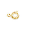 Kaufen Sie Perlen in Deutschland Federringverschluss Goldfarben 6mm (5)