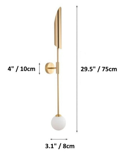 Ion Wall Sconce Dimensions