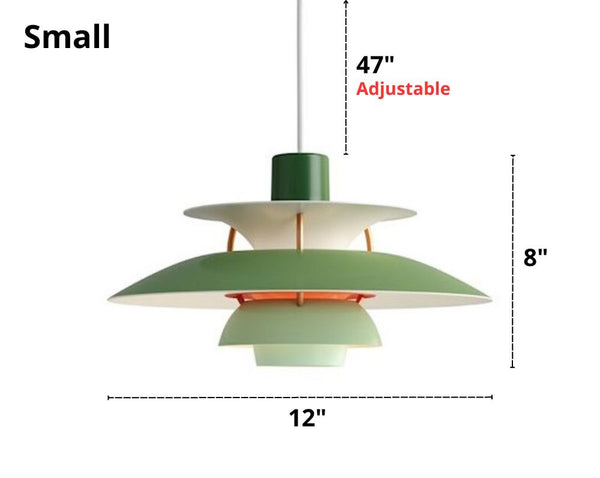 Small Layered Pendant Dimensions