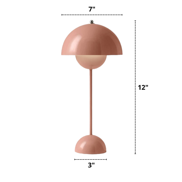 Flower Pot Table Lamp Dimensions