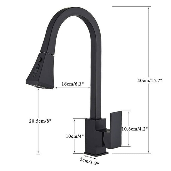 Telford Kitchen Faucet Dimensions