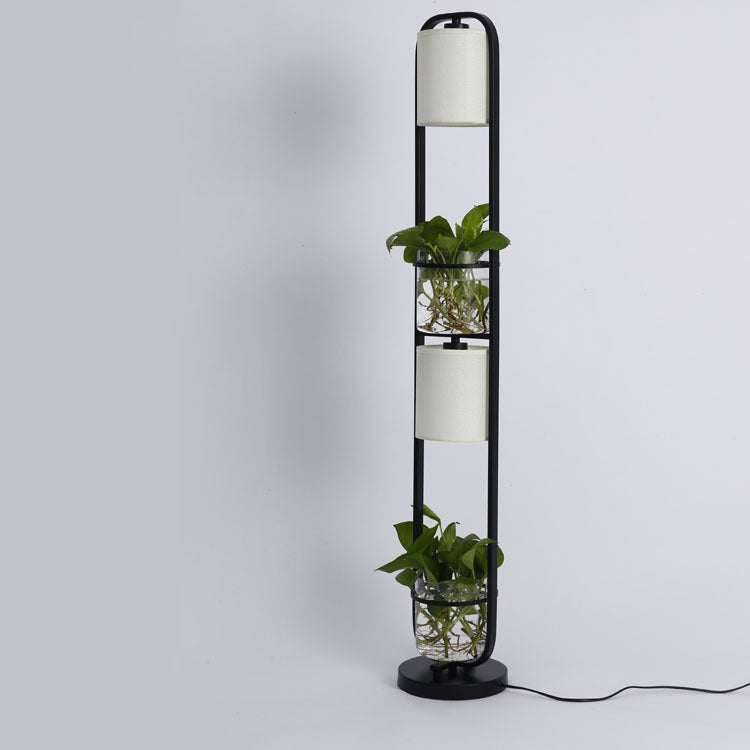 planter floor lamp