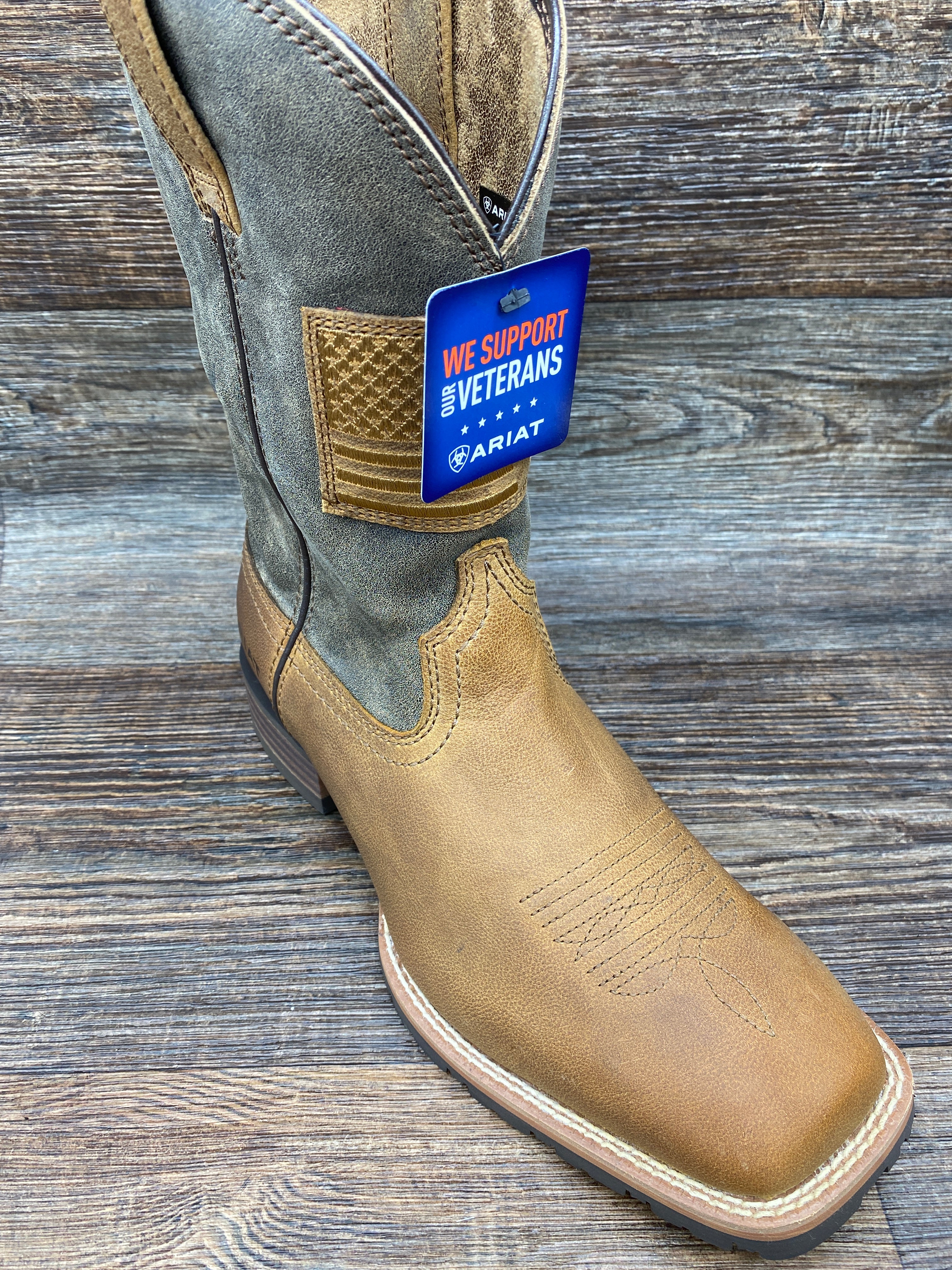 ariat hybrid patriot country western boot