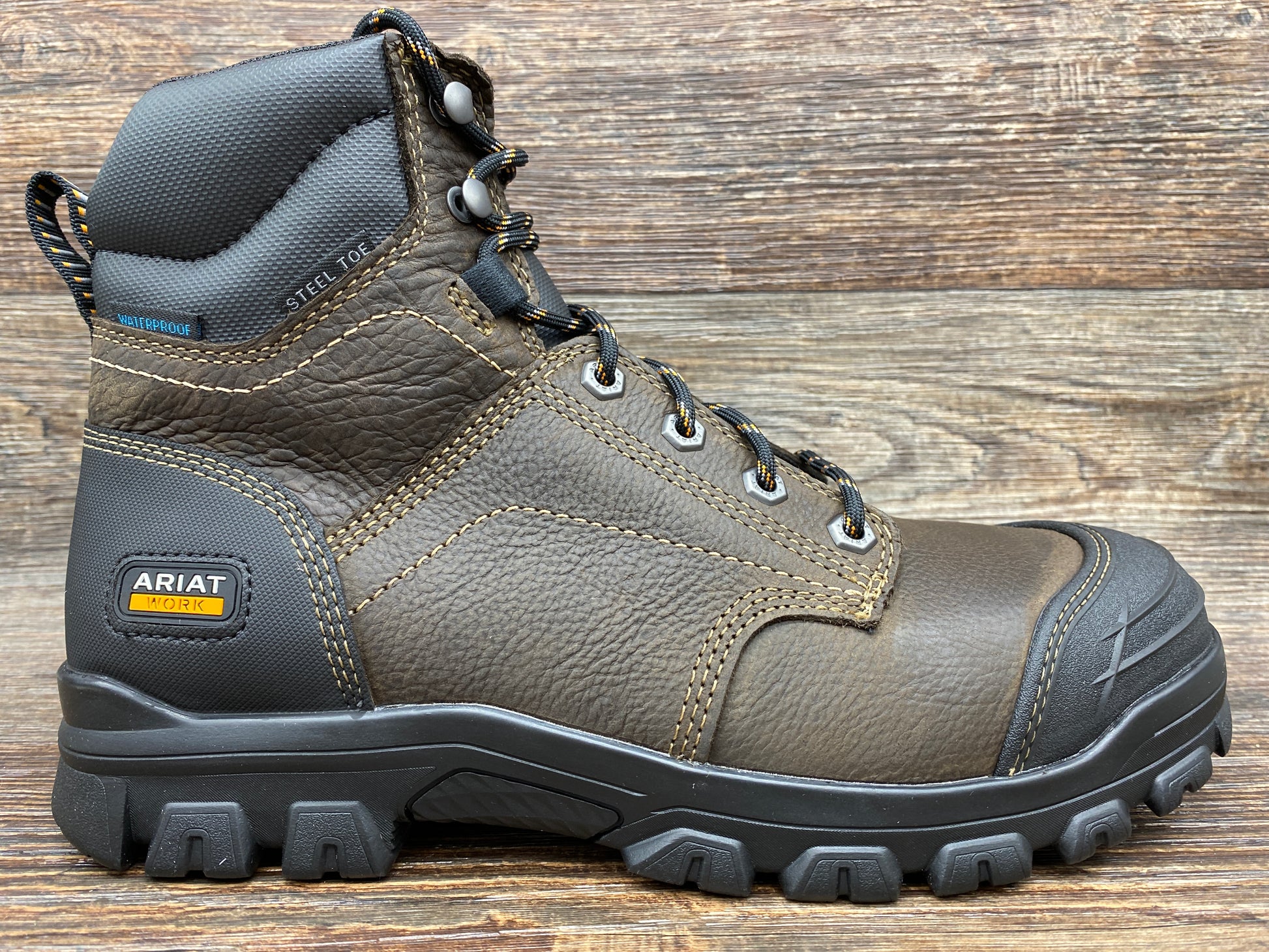 Men's Treadfast H20 Waterproof Steel Toe 6 inch Lace up Work Boot by A ...