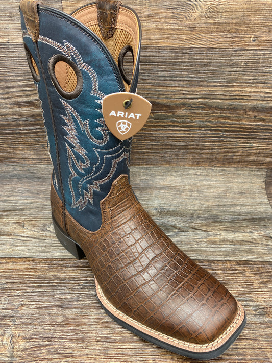 10038359 Men's Slim Zip Ultra Bantam Weight Western Boot by Ariat