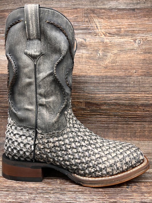 Tan Basket Weave Stanley Boots,Dp4903