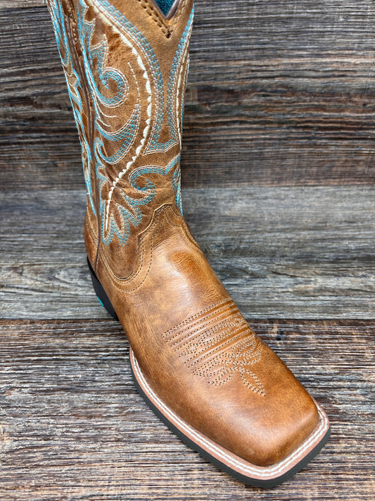 10038359 Men's Slim Zip Ultra Bantam Weight Western Boot by Ariat