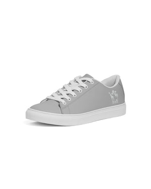 Grey iad Women's Faux-Leather Sneaker