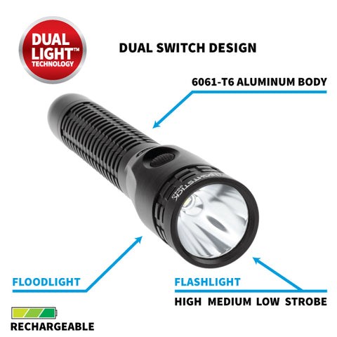 metal rechargeable torch light