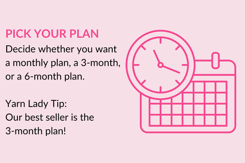 Pick your plan - monthly, 3-month prepaid, or 6-month prepaid