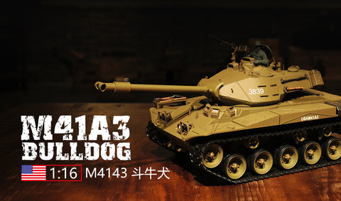U.S.A M41 "Walker Bulldog" RC Tank package
