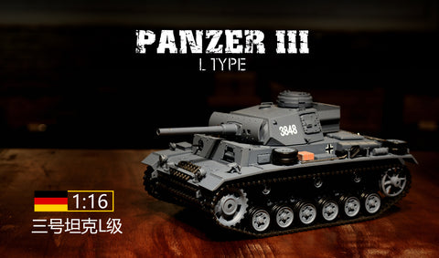 German Panzer III type L RC Midium Tank 3848-1 package
