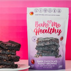 Dark Chocolate Fudgey Plant-Based Baking Mix from Bake Me Healthy