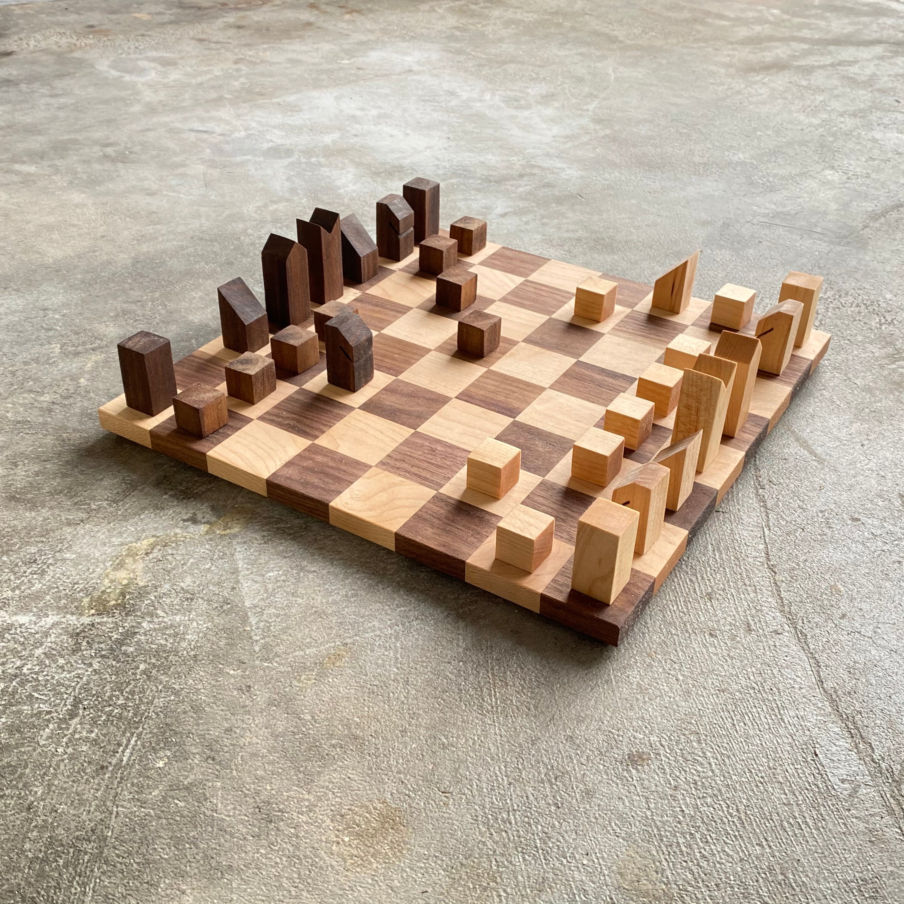 modern chess set