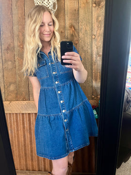 Denim dress