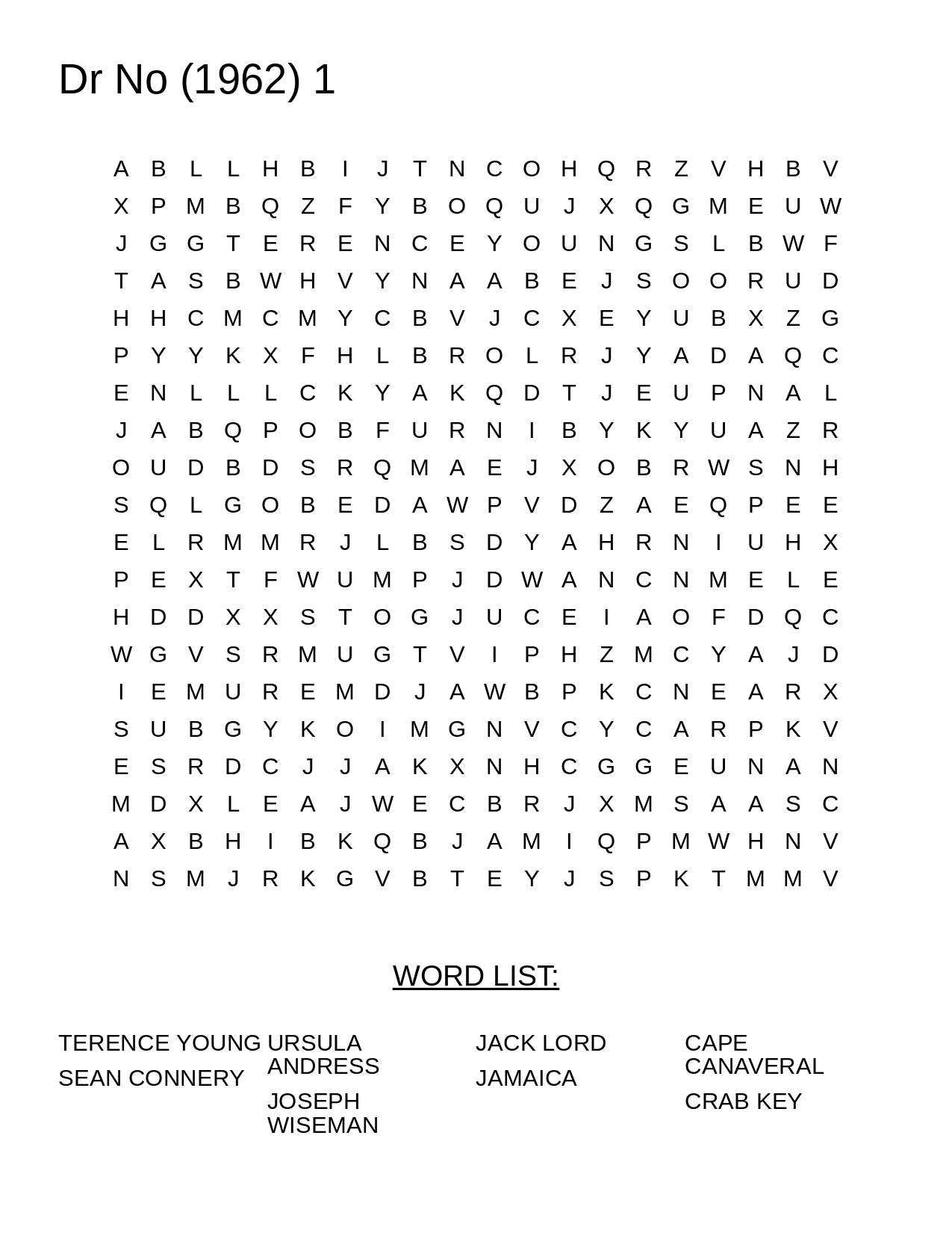 James Bond 81 Word Search Puzzle Pack The Brilliant Game