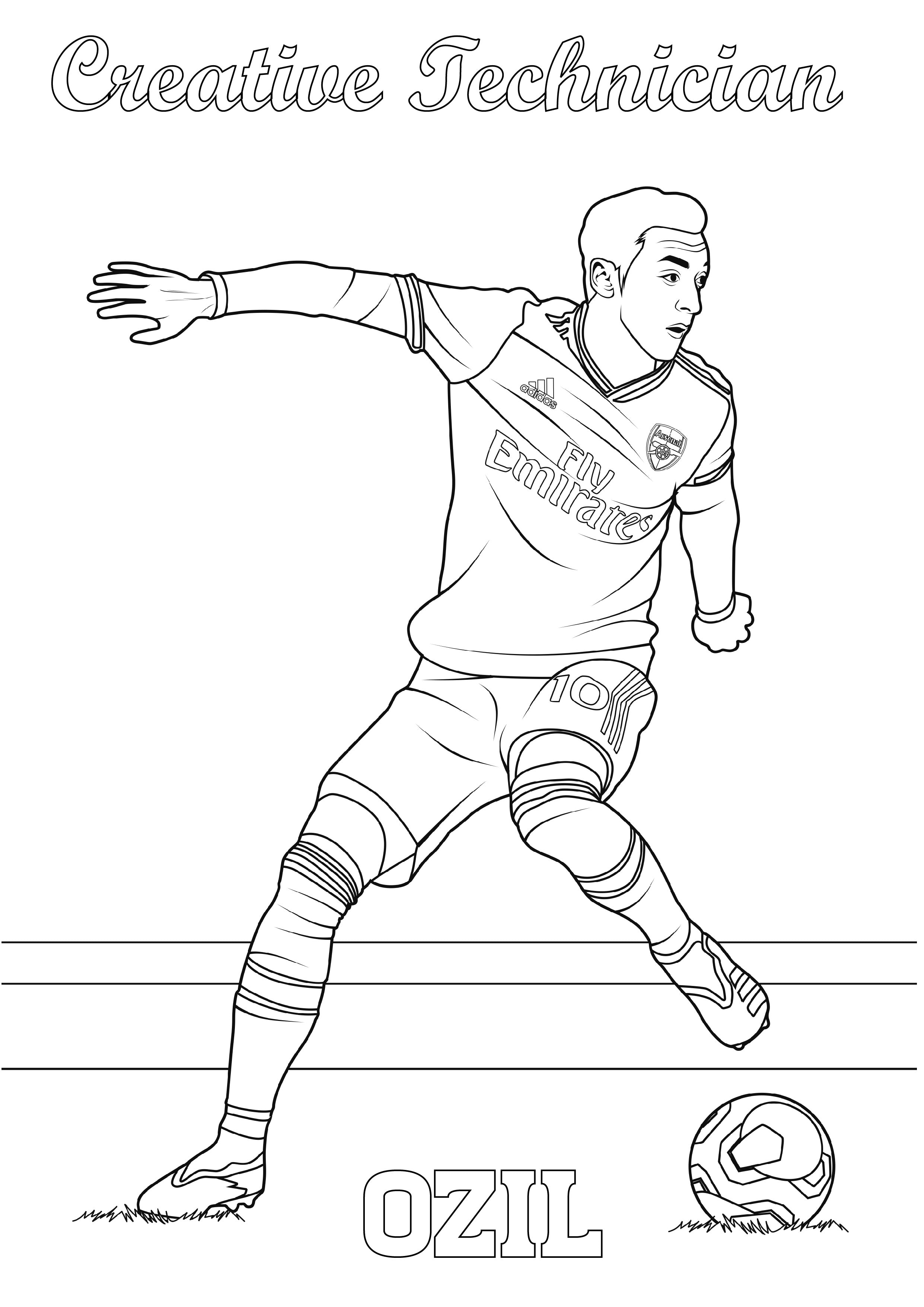 arsenal coloring pages