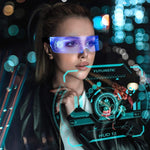 MicroChip Futuristic Glasses - Cyberpunk Visor