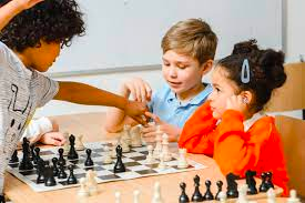 kids playing chess