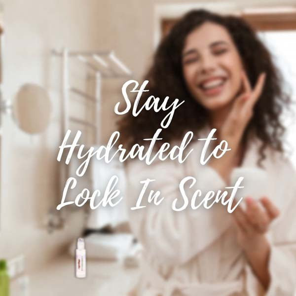 Stay Hydrated to Lock in Scent