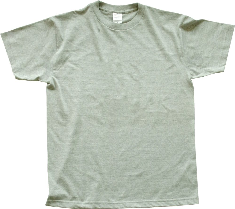 gray t shirt template