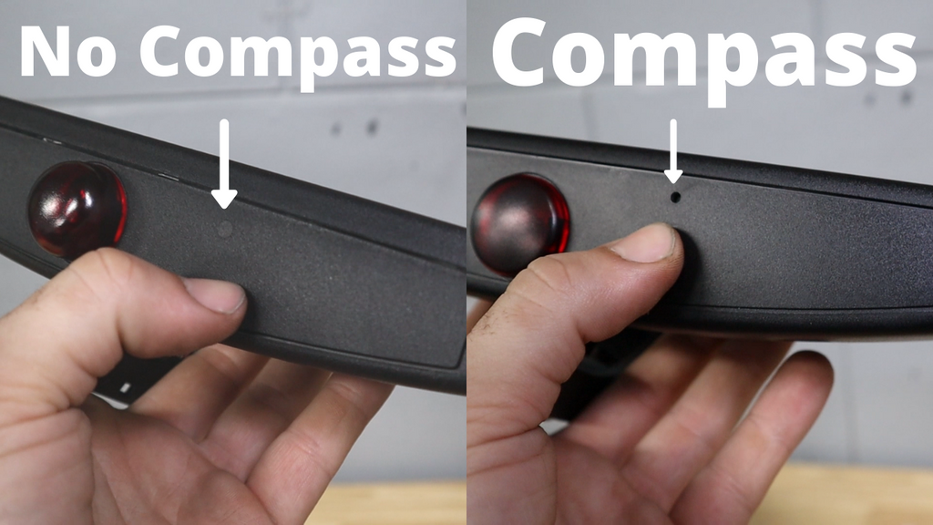 bmw compass mirror calibrate button