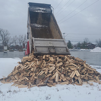 firewood delivery large truck load of wood from southern hills firewood