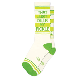 That Just Dills My Pickle Gym Crew Socks - 36 Eleven X The Loft at 36 Eleven