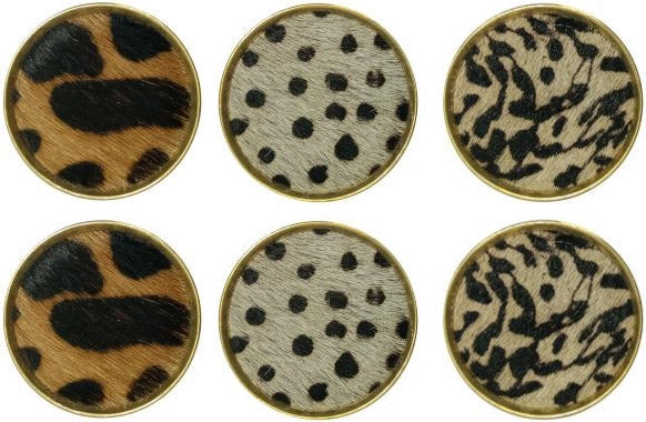 Candice Leather and Brass Drawer Knob