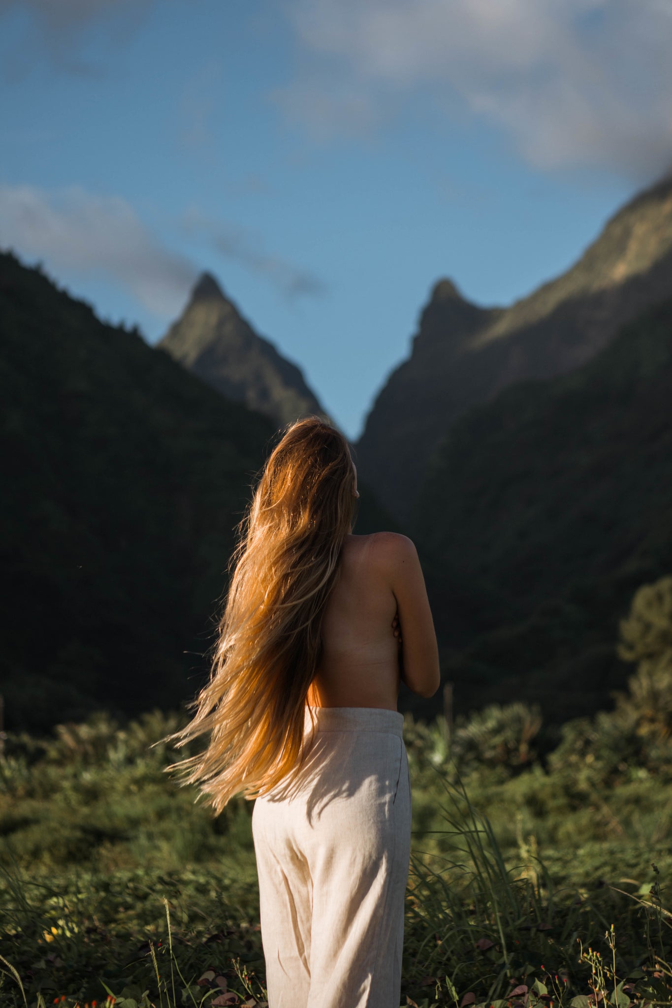 French Polynesia featuring The Wabi Pant. 