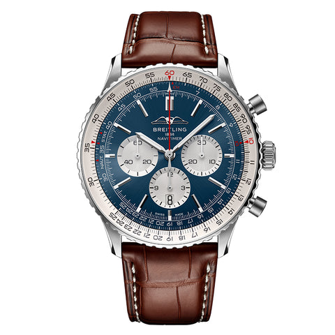 Breitling Navitimer B01 Chronograph 46 Blue on Strap