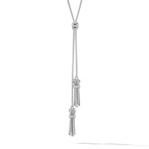 David Yurman Angelika Tassel Necklace with Pavé Diamonds