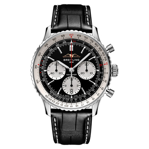 Breitling Navitimer B01 Chronograph 43 Black on Strap