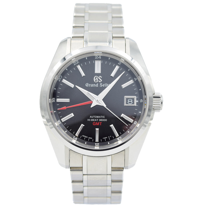 SOLD - Grand Seiko Heritage SBGJ203 Mt. Iwate GMT Black Dial - 40mm – Moyer  Fine Jewelers