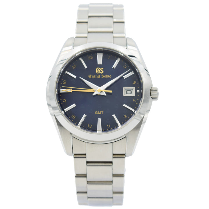 SOLD - Grand Seiko SBGN009 Limited Edition Quartz Blue Dial - 40mm – Moyer  Fine Jewelers