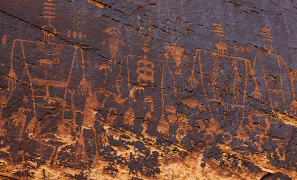 Hidden rock art panels contain obscure images whose meaning is often lost in the mist of time.
