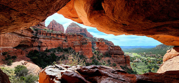 The arch that you can climb through might be a tight fit