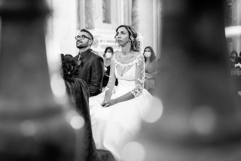 Lucia & davise newlyweds Rovistella wedding planner Tuscany