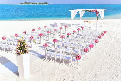 Wedding ceremony by the sea