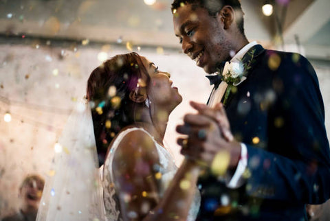 Afro-american wedding ceremony