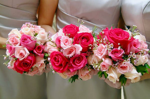 Bridesmaids wedding bouquet