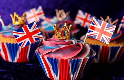 British Coronation day wedding inspired dessert
