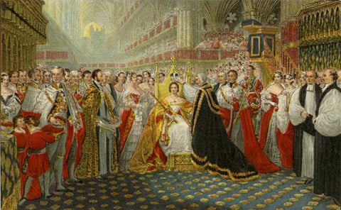 British Coronation ceremony