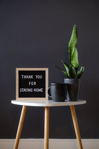 Thanks Stay Home Covid19 Pandemic Home Decor