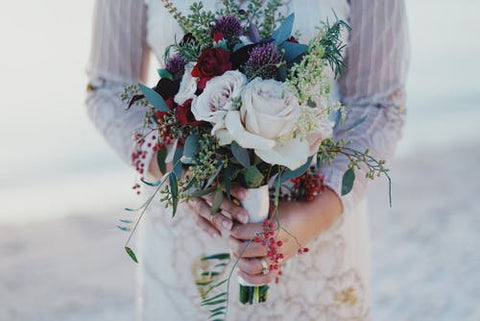 Rovistella Mormons wedding bridal bouquet