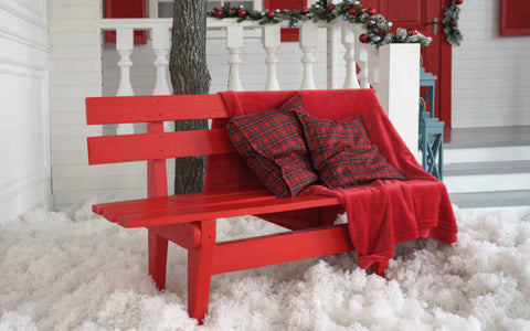 Outdoor Red decor Winter Blankets