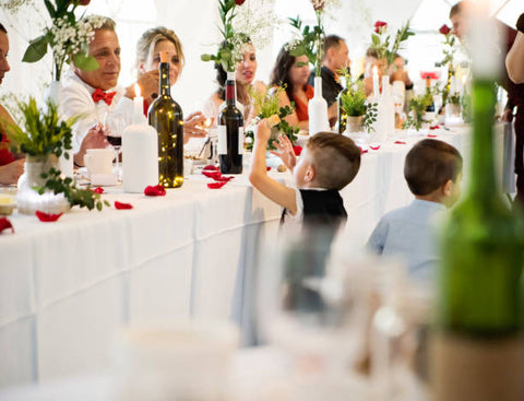 Winter Christmas Wedding Guests