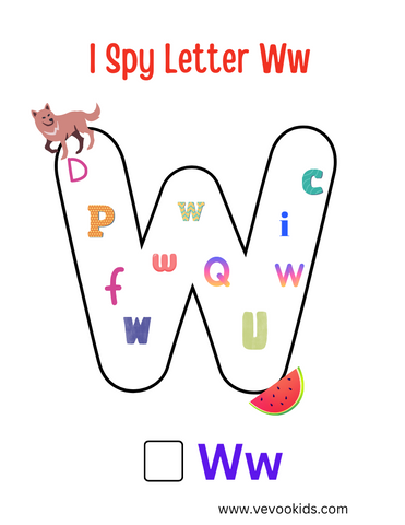 Alphabet Ww